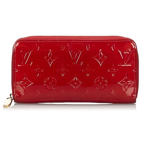 louis vuitton wallet red